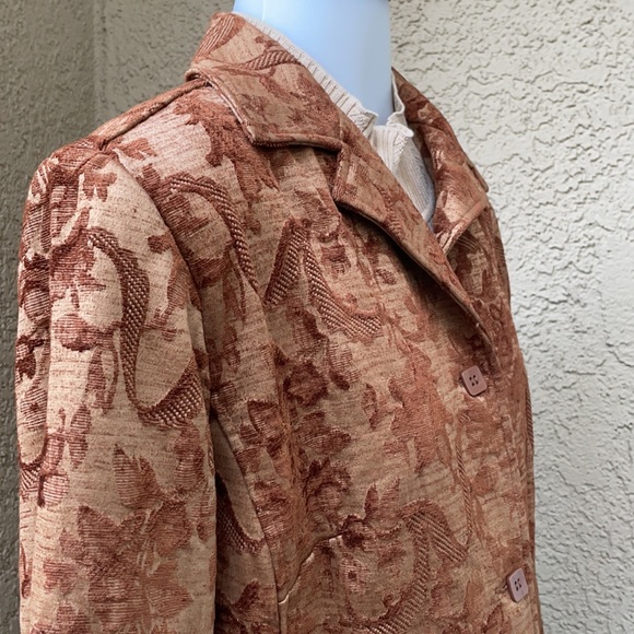 Vintage tan tapestry jacket - Picture 10 of 14